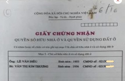 Bán nhà mặt tiền Quốc Lộ 1A Phường Tân Thới Hiệp Quận 12, 165m2, giá chỉ 6.x tỷ